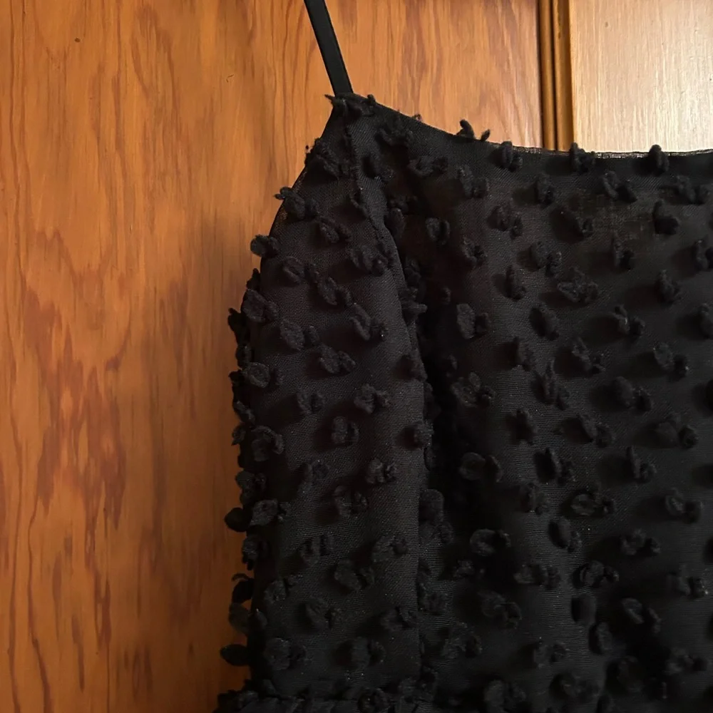 Lulu's Black Tiered Midi Dress - Picture 6 of 6